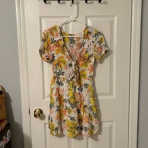Free People floral summery mini dress